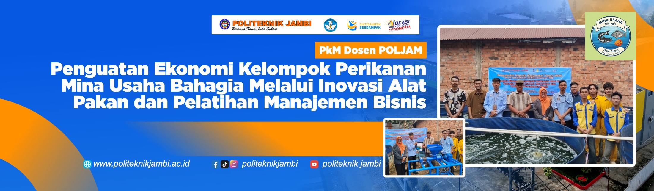 Penguatan Ekonomi Kelompok Perikanan Mina Usaha Bahagia Melalui Inovasi Alat Pakan dan Pelatihan Manajemen Bisnis